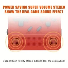 consola De Juegos Portátil V90, 64gb, Pantalla Ips De 3,0 Pulgadas, Reproductor De Videojuegos Retro, 64g, Miniconsolas Portátiles De Código Abierto, Regalo - Amarillo-64GB - Ver 4