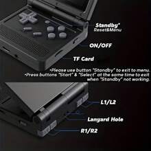 consola De Juegos Portátil V90, 64gb, Pantalla Ips De 3,0 Pulgadas, Reproductor De Videojuegos Retro, 64g, Miniconsolas Portátiles De Código Abierto, Regalo - Amarillo-64GB - Ver 7