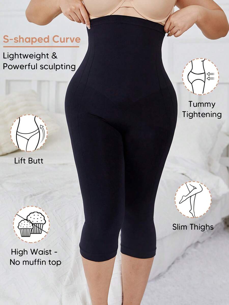 Highrise Sculpting Tummy Control Butt Lift Thigh Slimmer Midthigh