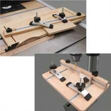 1 Miếng T Theo dõi Dụng cụ làm mộc , Hợp kim nhôm Mũ giám mục Theo dõi Đối với DIY Bàn Nhìn thấy & Bàn Dự án - Màu xanh lam - Xem 5