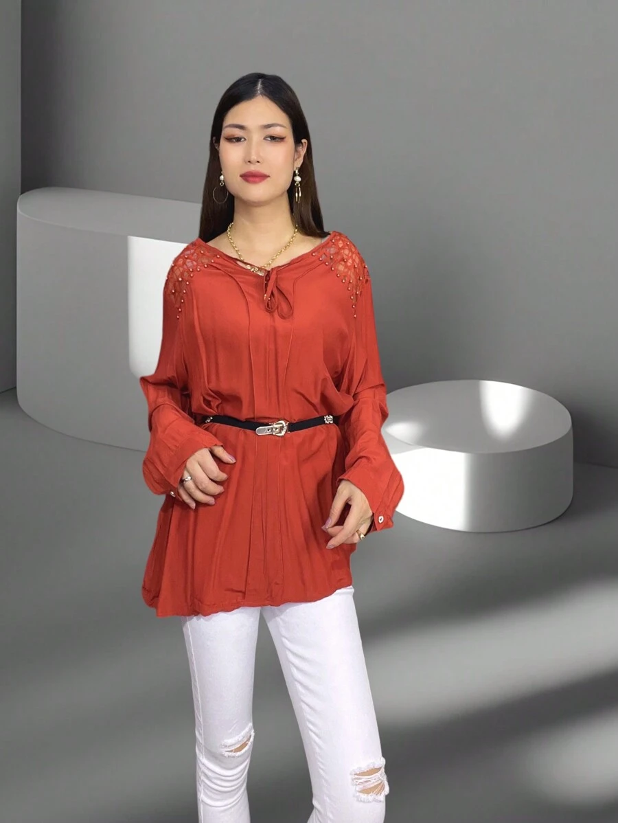 Women Blouses - trái cam - Xem 1