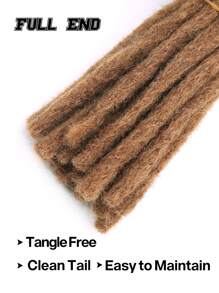 amir hair 巴西雷米髮非洲扭曲捲曲蓬鬆合成纖維辮子 1 束 30 克 10 股/根自然色辮子髮 - 棕色 - 查看 8