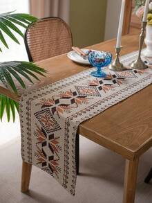 1 Miếng Retro Màu Khaki Hình bông tuyết Bàn Lá cờ - Nhiều màu - Xem 4