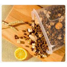 Pet Food Storage Container, Large Capacity Sealed Damp-Proof Divided Tank, Suitable For Cats And Dogs - Blue - View 4