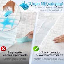 Cubre Colchón Comodidad Matrimonial Impermeable - Blanco - Ver 7
