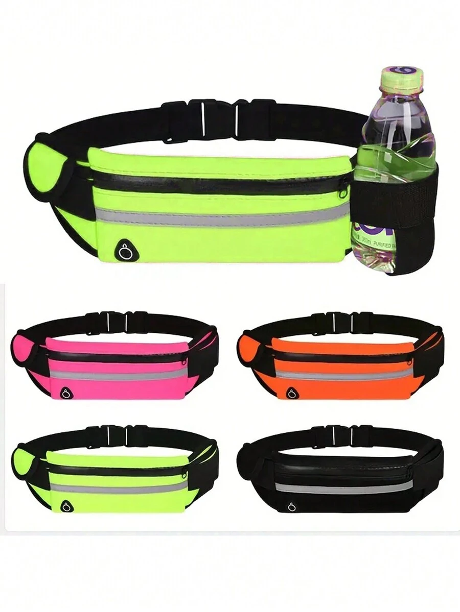 腰包腰包跑步腰包便攜健身包水上騎行手機包防水 - 綠色 - 查看 1