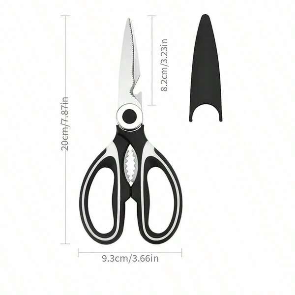 1pc Multifunctional Kitchen Scissors For Home Use, Stainless Steel for