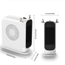 500W Intelligent Space Heater: Quick Heating, Low Power Consumption, Quiet & Portable - Perfect for Fall & Winter! - Green - View 7