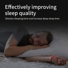 1 件運動風格腕帶,顏色為黑色/紅色/藍色/白色/黃色。冬季無線防靜電手環,用於消除靜電。適合男士和女士,可調節,能量平衡手帶。時尚時尚配件,適合學生、女孩、男女皆宜 - 白色 - 查看 2