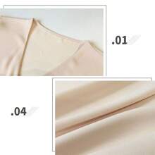 時尚休閒泡泡袖上衣 - 粉色 - 查看 4