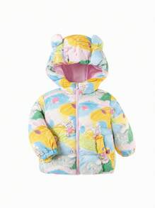 Balabala Young Girl Warm Down Jacket - Yellow - View 4