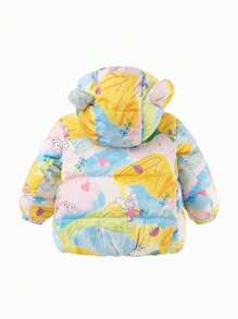 Balabala Young Girl Warm Down Jacket - Yellow - View 5