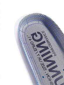 1 Par Plantillas Deportivas Para Zapatillas De Correr, Amortiguación Y Absorción De Impactos - Negro - Ver 6