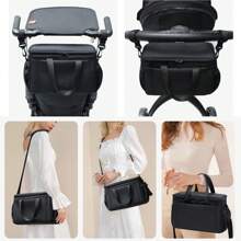 Waterproof Baby Stroller Storage Bag Diaper Bag For Mom, Can Be Worn Or Hung - Black - View 7