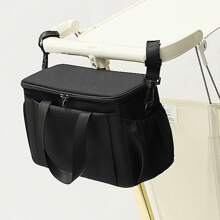 Waterproof Baby Stroller Storage Bag Diaper Bag For Mom, Can Be Worn Or Hung - Black - View 2