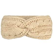 冬季女頭帶針織運動護耳套歐美風交叉壓克力編織頭帶髮帶髮型梳妝台