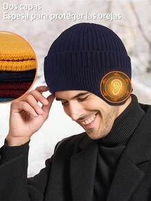 Punto Grueso Con Forro De Piel, Adecuado Para Clima Frío - Rojo - Ver 2