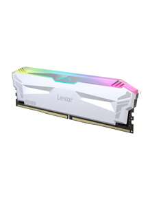 Lexar ARES RGB DDR5 RAMs 6400MHZ Gaming Overclocked Memory Stick Desktop PC Memory Kit 32GB(16G×2) Hynix Adie Particles White - White - View 7