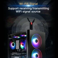 Fenvi Wifi 6 Usb 轉接器雙頻 Ax1800 2.4g 5ghz 無線 Usb 3.0 Wifi 轉接器 Win7 10 11 - 黑色 - 查看 4