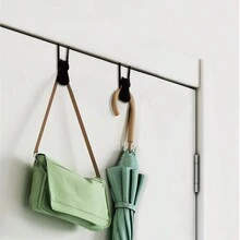 2 Piezas/set Gancho Individual Con Forma De Gato - Negro - Ver 10