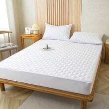 Cubre Colchón Comodidad Matrimonial Impermeable - Blanco - Ver 2