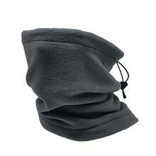 Mùa Đông Ấm áp Bảo vệ cổ Khăn quàng cổ Với Chống gió Mặt nạ bảo hộ , Đa dụng Cái cổ Ấm áp hơn , Mũ & Khẩu trang Đối với Trượt tuyết , Đi bộ du lịch , Đạp xe , Không giới tính - Xám - Xem 2