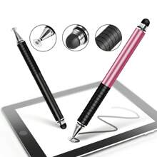 ANSEIP 2 合 1 灰色有源手写笔兼容 IOS 和 Android 触摸屏，具有双触控功能的铅笔 - 灰色 - 查看 2