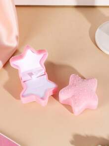 時尚可愛的粉色天鵝星形戒指和項鏈盒,適用於日常生活、婚禮、假期和禮品包裝 - 粉色 - 查看 5