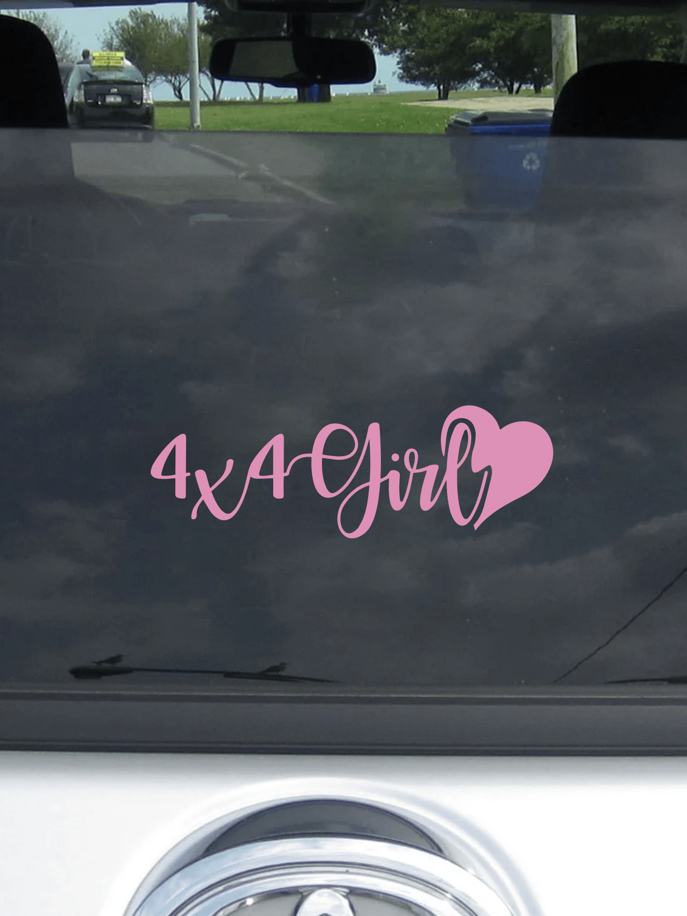 4x4 Girl Car Decal, Yeti Tumbler Bottle Sticker, Bumper Sticker, Window