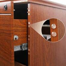 100 Piezas Amortiguadores De Goma Transparentes Con Adhesivo Propio, Almohadillas Amortiguadoras Para Reducir El Ruido De 3/8 Pulgadas De Protección Para Puertas De Gabinetes, Cajones, Piso De Madera - Hemisférico - transparente - Ver 2