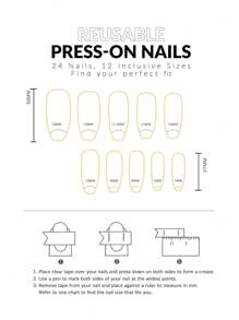 24入組奶白色漸變芭蕾舞指甲貼片 + 1入組24片果凍膠水 + 1支搓紋器壓合式假指甲，指甲用品