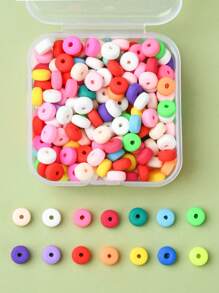 Approx. 226pcs/Box 6mm Soft Ceramic Beads Mix Colors Suitable For Jewelry Making - Multicolor - View 7