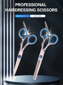 美髮剪套裝,理髮器,修髮剪,剪髮剪 - 彩色 - 查看 1