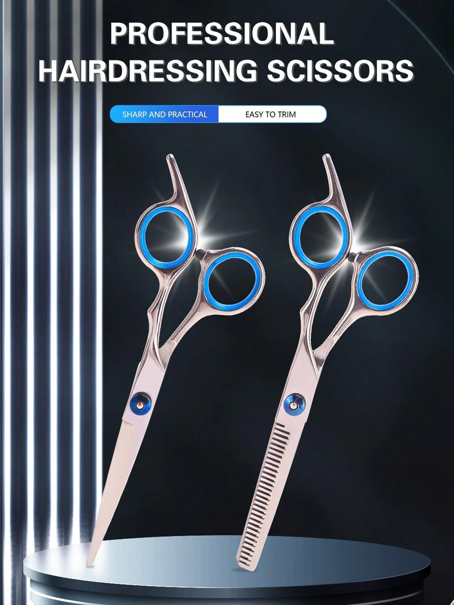 美髮剪套裝,理髮器,修髮剪,剪髮剪 - 彩色 - 查看 1