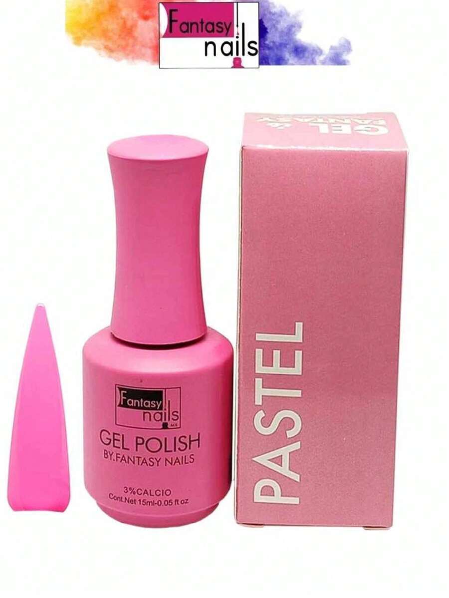 15ml Semi-Permanent Gel Polish 3 Steps Fantasy Nails - Pink - View 1