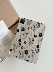 水墨画透明软壳保护套适用于 iPad Mini，带有卡通图案和防摔角装饰 - 彩色 - 查看 6