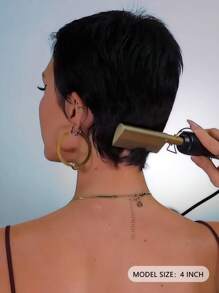 New European And American Short Haircut - Black - View 3