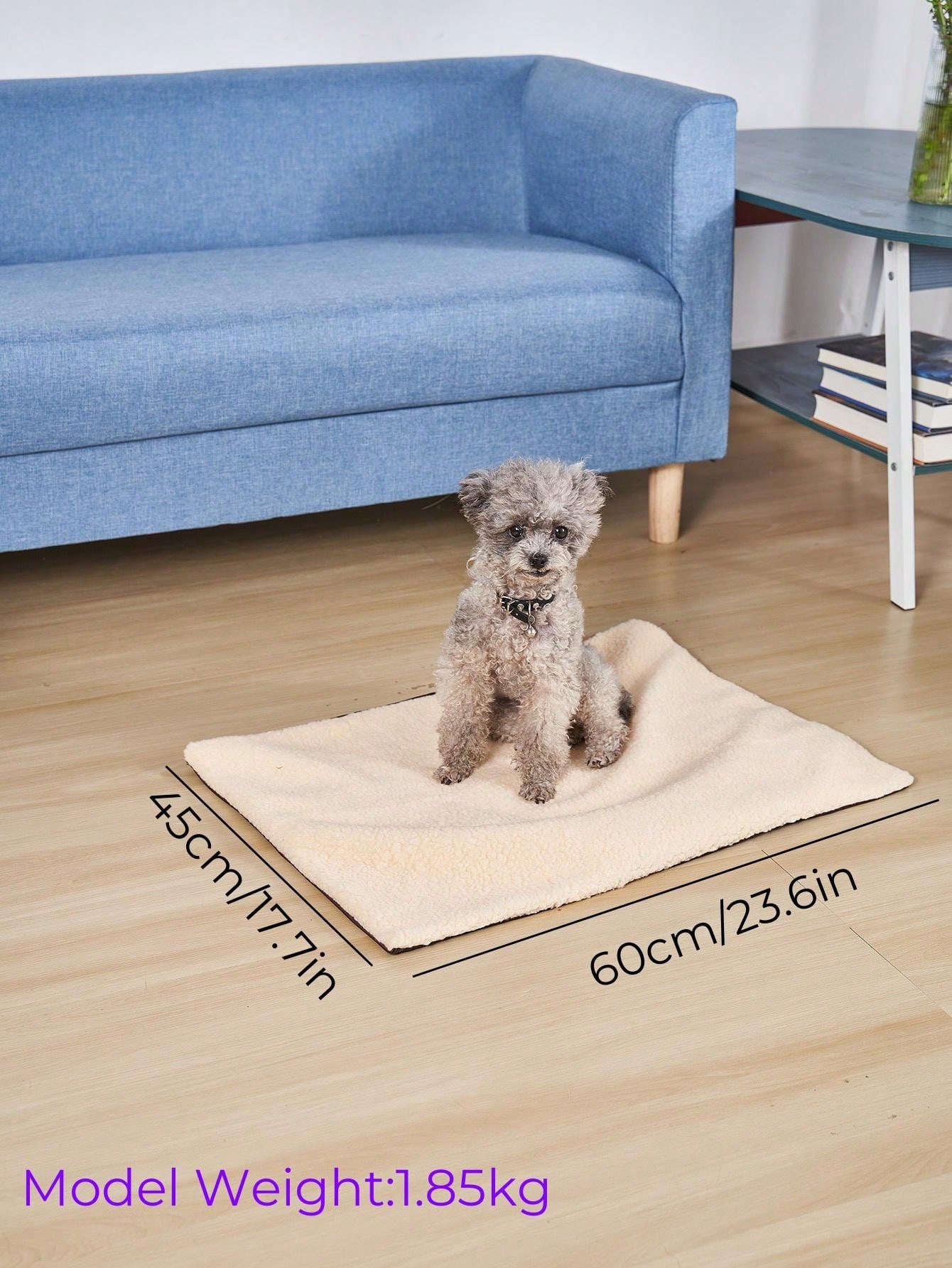 1Pc Self Heating Dog Pad Self Warming Cat Bed, Thermal Pet Mat for