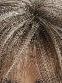 10inch Short Brown Synthetic Fiber Bob Style Wig With Side Swept Bangs For Women's Daily Use - Multicolor - View 7