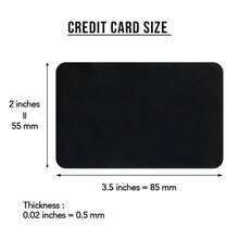 1pc Aluminum Alloy Love Card For Valentine's Day Gift To Lover - Black - View 4