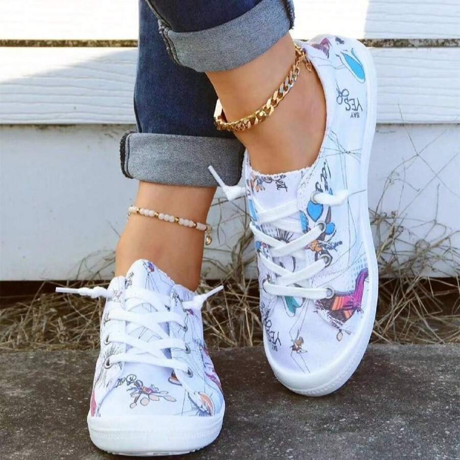 Zapatos Planos De Colores Mixtos - Multicolor - Ver 1