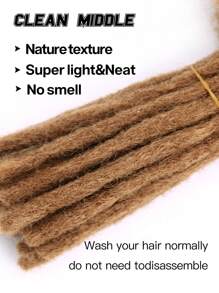 amir hair 巴西雷米髮非洲扭曲捲曲蓬鬆合成纖維辮子 1 束 30 克 10 股/根自然色辮子髮 - 棕色 - 查看 7