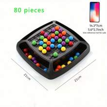 彩虹球消除遊戲，桌遊，趣味收藏桌上遊戲，互動派對遊戲，假日遊戲，聖誕家庭活動 - 杏色 - 查看 6