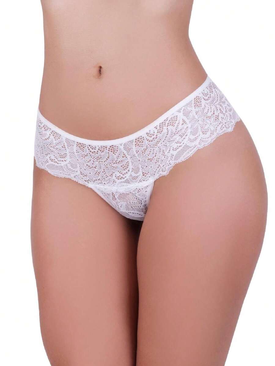 Women Thongs - 白色 - 查看 1