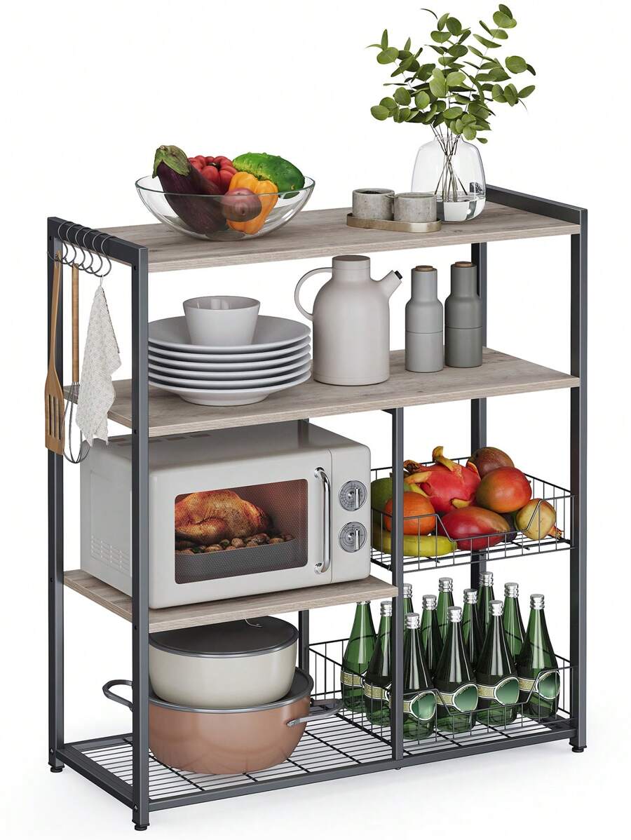 VASAGLE Baker's Racks - Gris - Voir 1