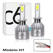 Car Bulb Small Model C6 Car Bulb H1 Series Two 12V - Silver - View 1