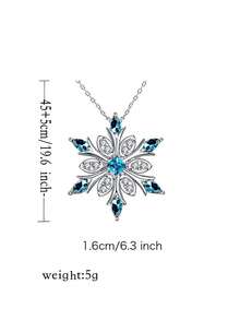 1pc Women'S Necklace With Snowflake Pendant Perfect Gift For Christmas, Valentine'S Day, Birthday, Mother'S Day Simple And Elegant Design Suitable For Any Outfits Packaged In Jewelry Gift Box Ideal Gift For Wife, Girlfriend, Mom, Daughter, Girls, Women - mom card yellow box - View 4