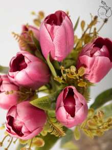 Artificial Flowers - Màu Hồng Tươi - Xem 4