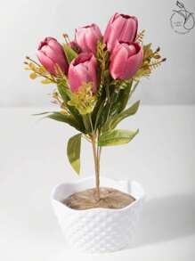 Artificial Flowers - Màu Hồng Tươi - Xem 8