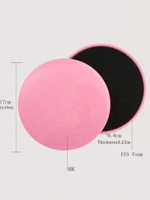 1pair Simple Fitness Gliding Disc - Multicolor - View 5